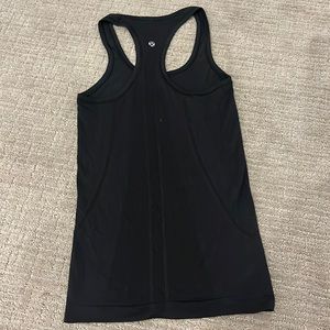 Black Lulu lemon athletic tank top